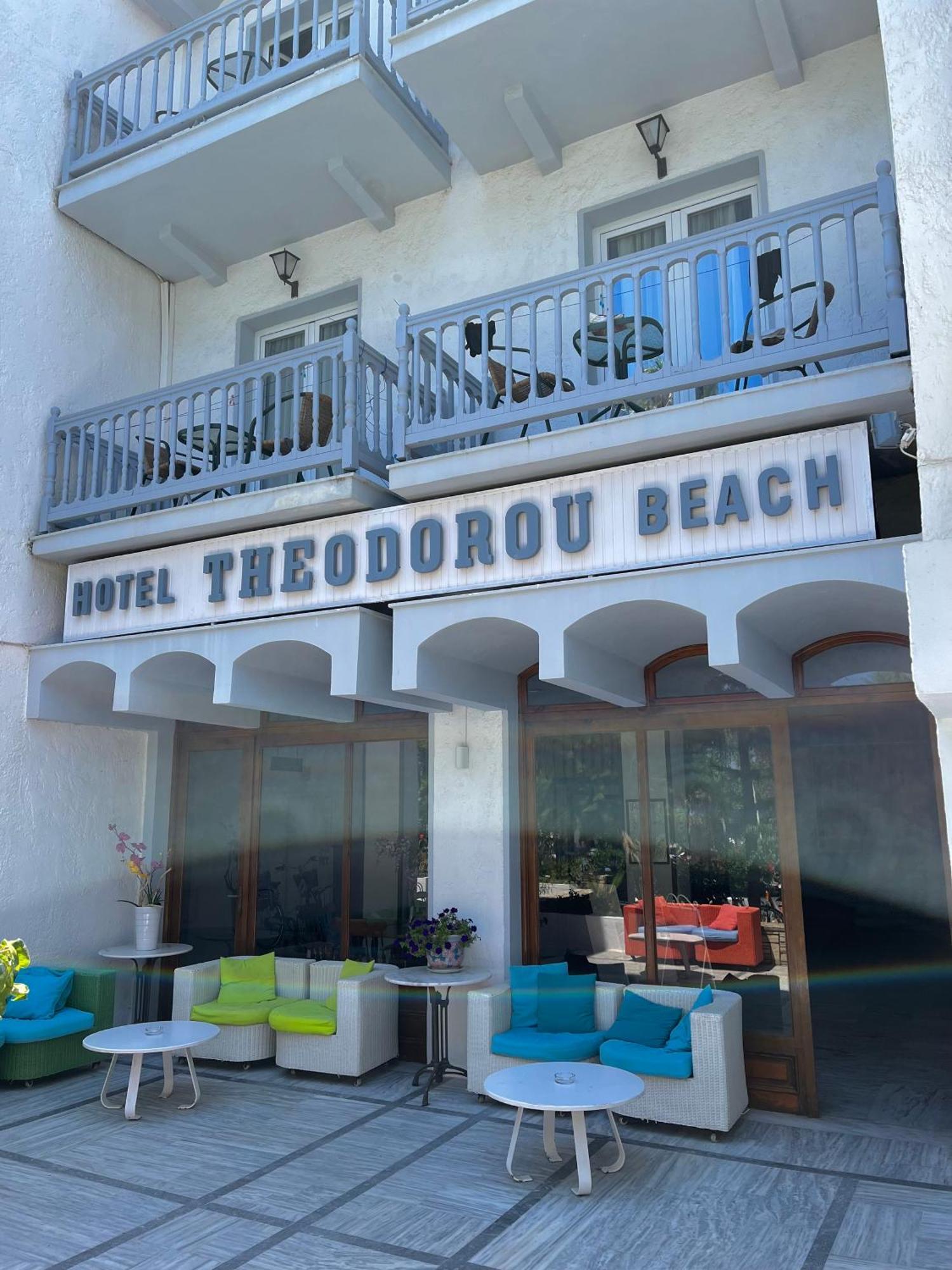 Theodorou Beach Hotel Apartments Psalidi  Exterior photo